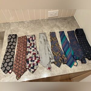 Men's Assorted Patterned Ties Set